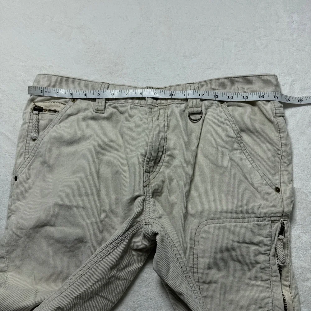 Gant By Michael Bastian Men Cargo Pants‎ Corduroy Sz 34 Utility Workwear Trouser